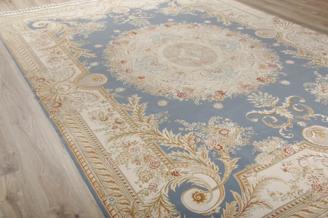 Товарное ИИ видео: OMO Rugs: ковёр с дизайном Савонери