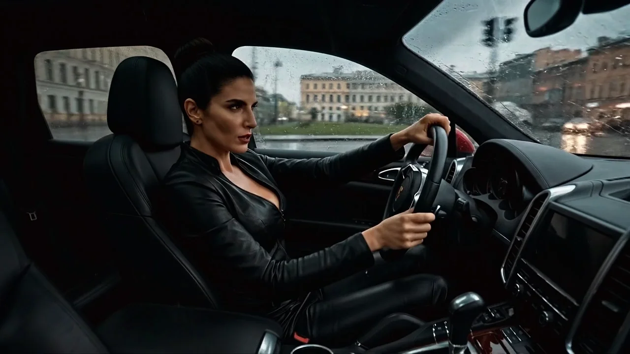 Видео нейросетью для товара реклама Porsche, ролик 2
