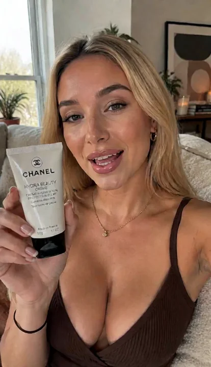 ИИ видео на товар UGC крема для лица Chanel